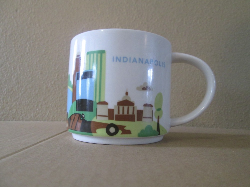 Starbucks Indianapolis You Are Here Collection 14oz Coffee Mug