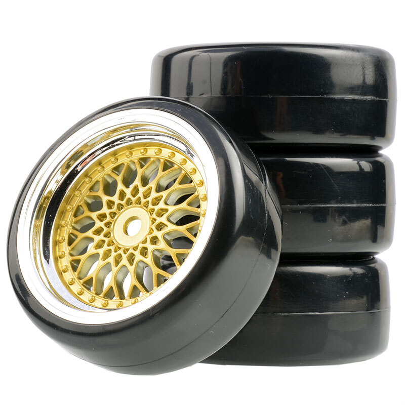 1/10 Rc Drift Car Wheels Tires For Tamiya tt01 tt02 Hpi Rs4 Sprint Traxxas 4tec