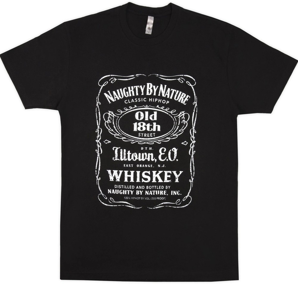 Whiskey Classic Hip Hop Naughty by Nature Illtown Swing Swang Vintage T Shirt