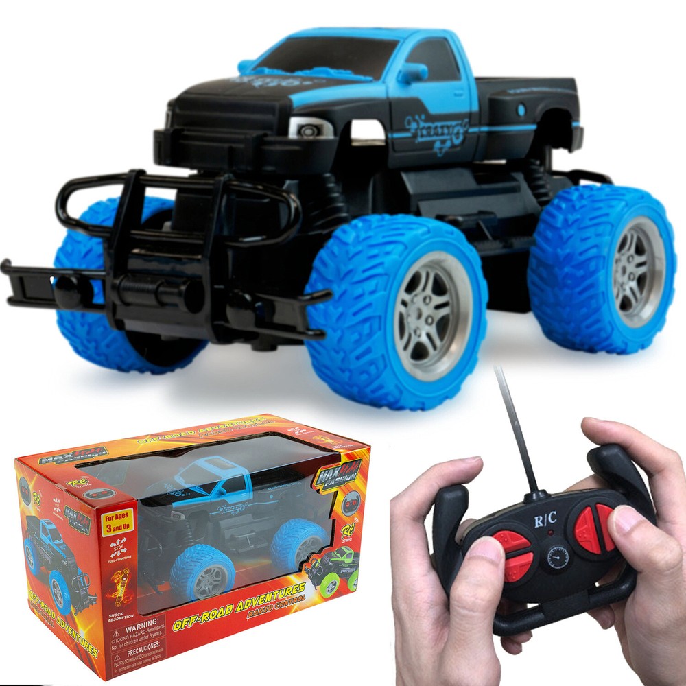 Kids Electric RC Big Wheel Remote Control High Speed Off Road Truck Toy Vehicle