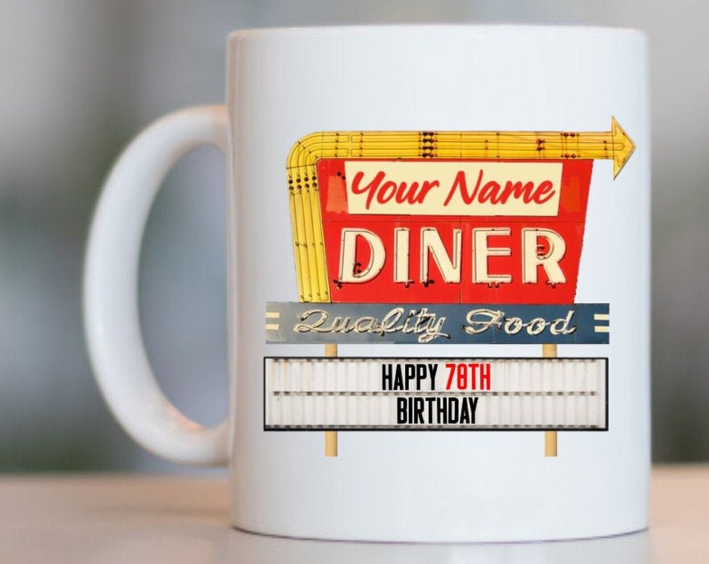 78th Birthday Gift Mug For Women or Men Turning 78 Years Old