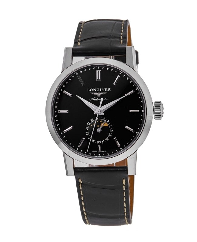 New Longines Heritage 1832 Automatic Black Dial Men's Watch L4.826.4.52.0