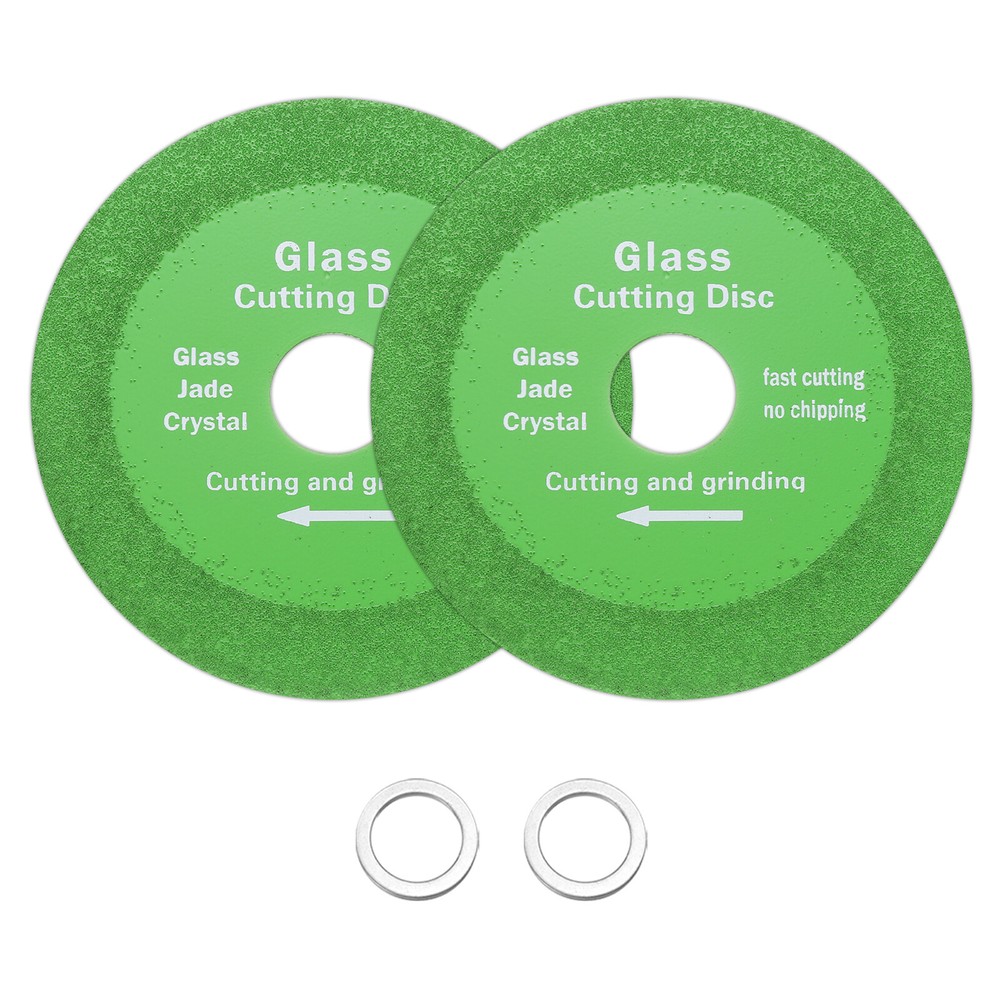2 Pack Glass Cutting Disc 4 Inch Diamond Cutting Disc with 4/5