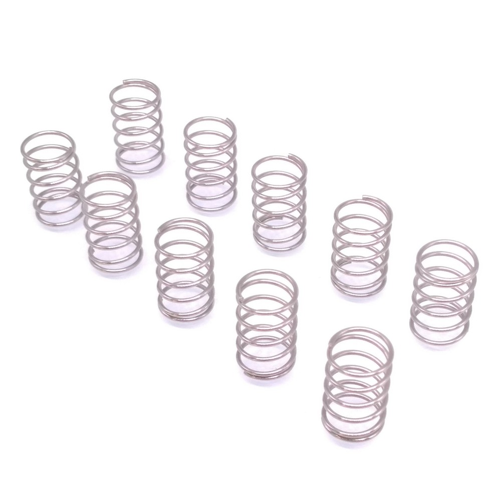 10pcs 0.8x10x15mm Stainless Steel Compression Springs