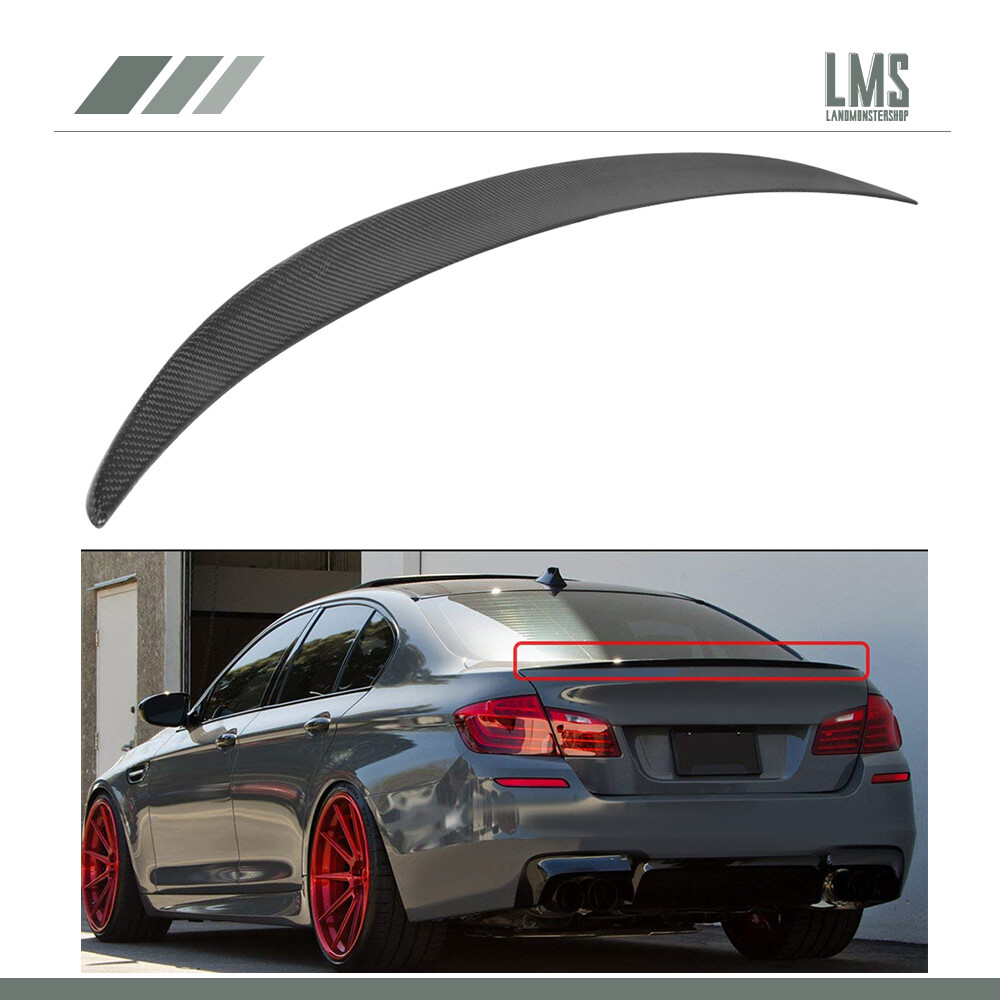 For 2011-2014 2015 2016 BMW F10 535i 528i Carbon Fiber M5 Trunk Spoiler Wing