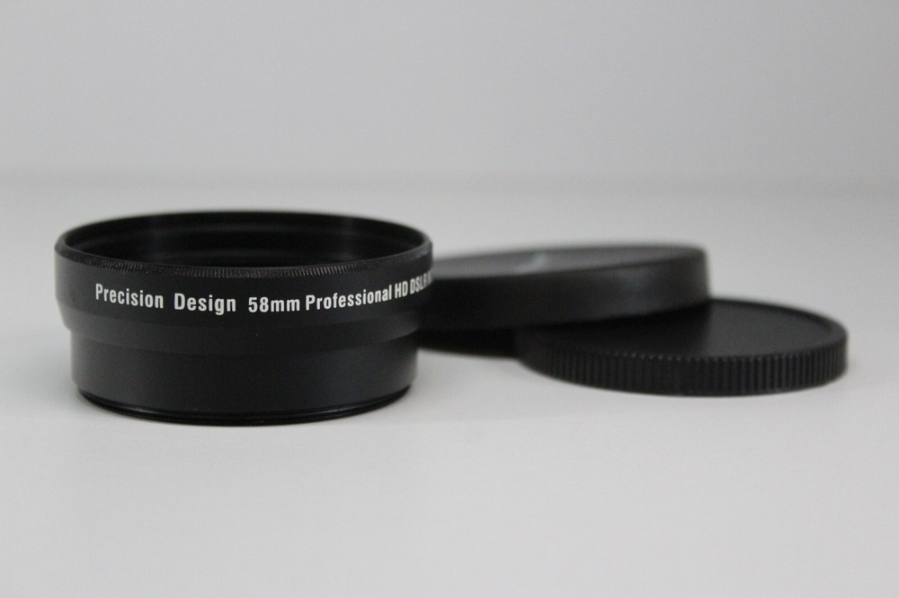 58mm HD MC AF 2.5X Telephoto Lens for DSLR with Caps by Precision Design