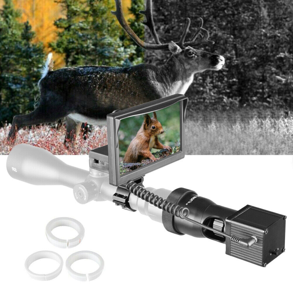 Night Vision Rifle Scope 5 inch PRO Hunting Sight Infrared 850nm IR Camera USA