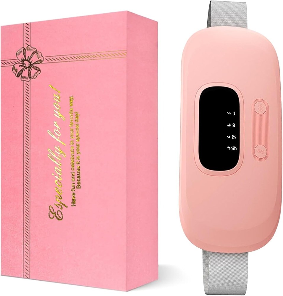 Portable Cordless Electric Heating Pad for Waist with 4 Adjustable Heat Levels