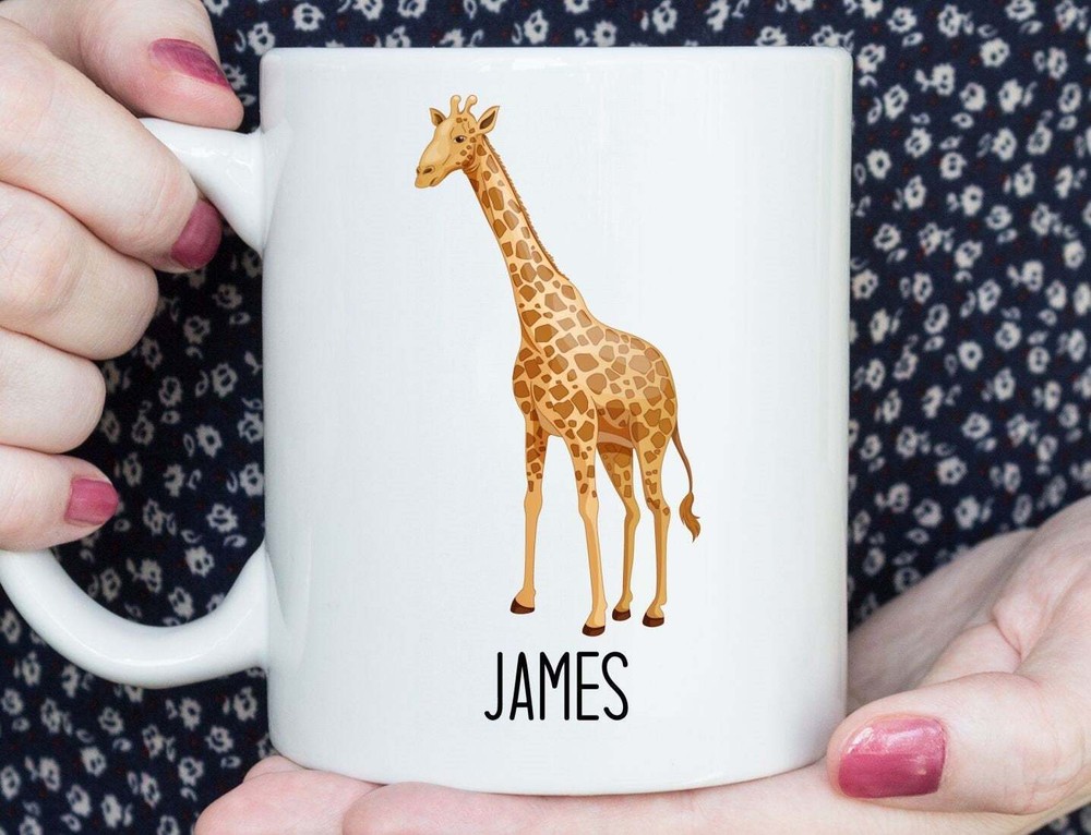 Personalized Giraffe Mug Giraffe Gift Giraffe Coffee Cup Giraffe Gift Ideas