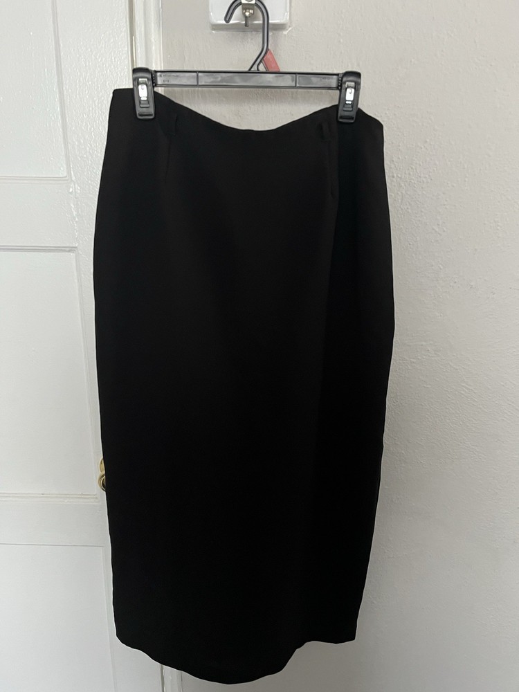 MICHELE Black Straight Pencil Skirt