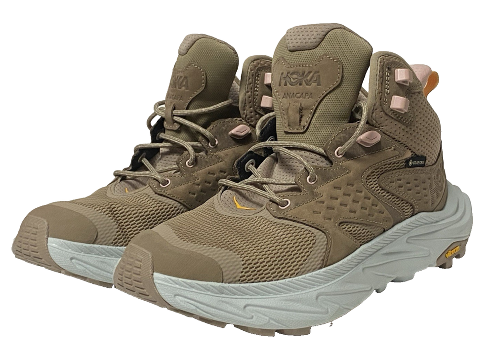 Hoka One One Anacapa 2 Mid GTX Gore-Tex Hiking Shoe - Dune Brown - Women’s 10.5