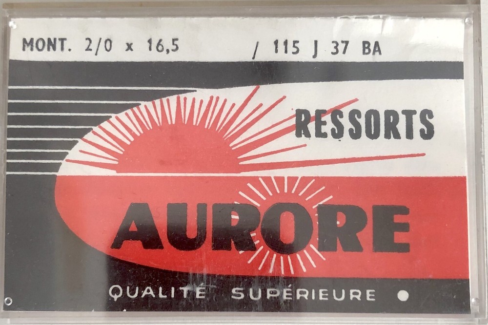 1X Mainspring 9660 1.15x0.09 Ø9.5 Spring 2/0x16.5-115J37BA