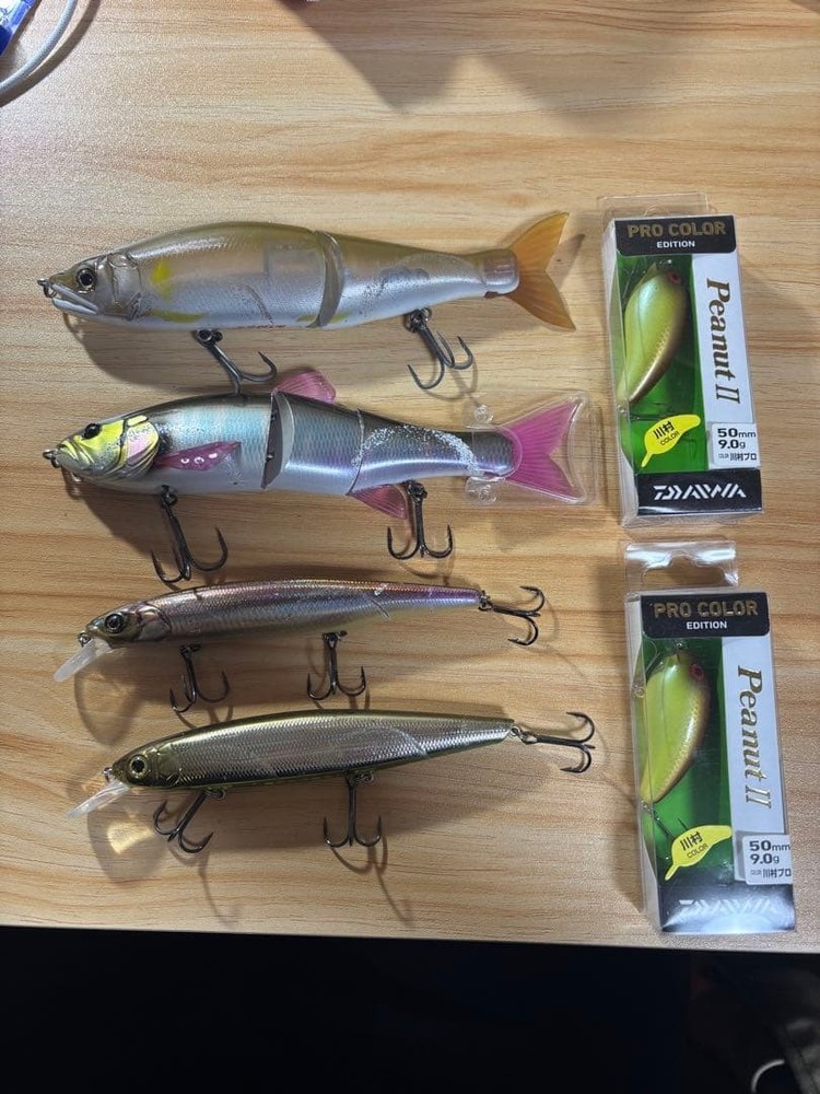 JACKALL Fishing Lure Set 8pcs Hard Baits, Used, Outdoor Sports Equipment