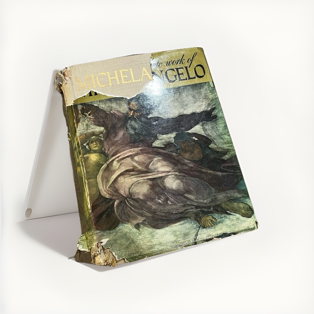 Michelangelo Complete Works 1967 Italian Print Art Book