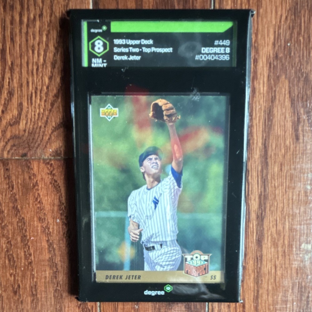 1993 Upper Deck Series Two Top Prospect Derek Jeter #449 Degree 8 Yankees