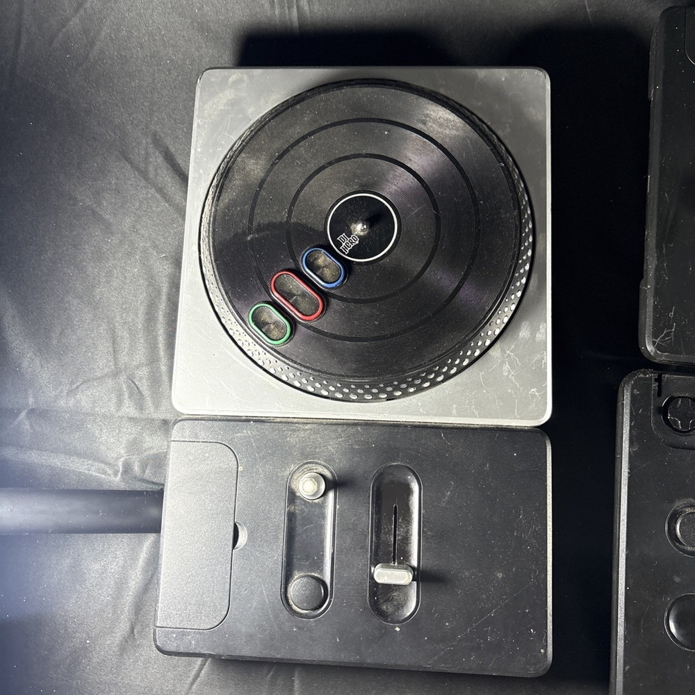 Xbox 360 DJ Hero Turntable Lot for Parts or Repair