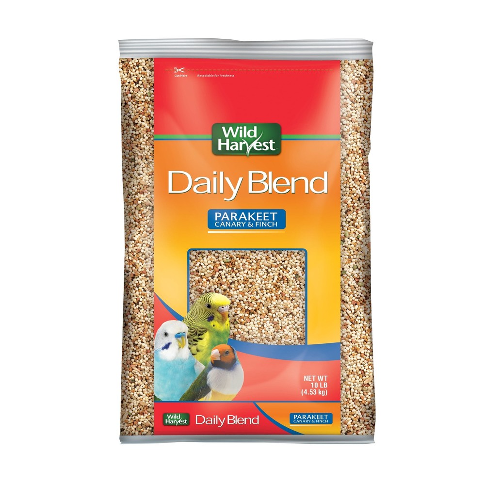 Daily Blend Nutrition Diet Bird Food for Parakeet, Canary and Finch 10 Pounds