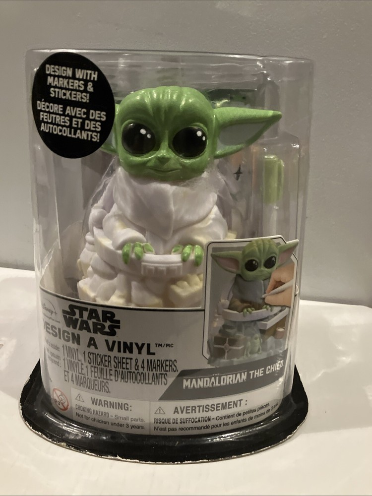 Star Wars Mandalorian the Child Design A Vinyl Craft Set w/Stickers & Markers