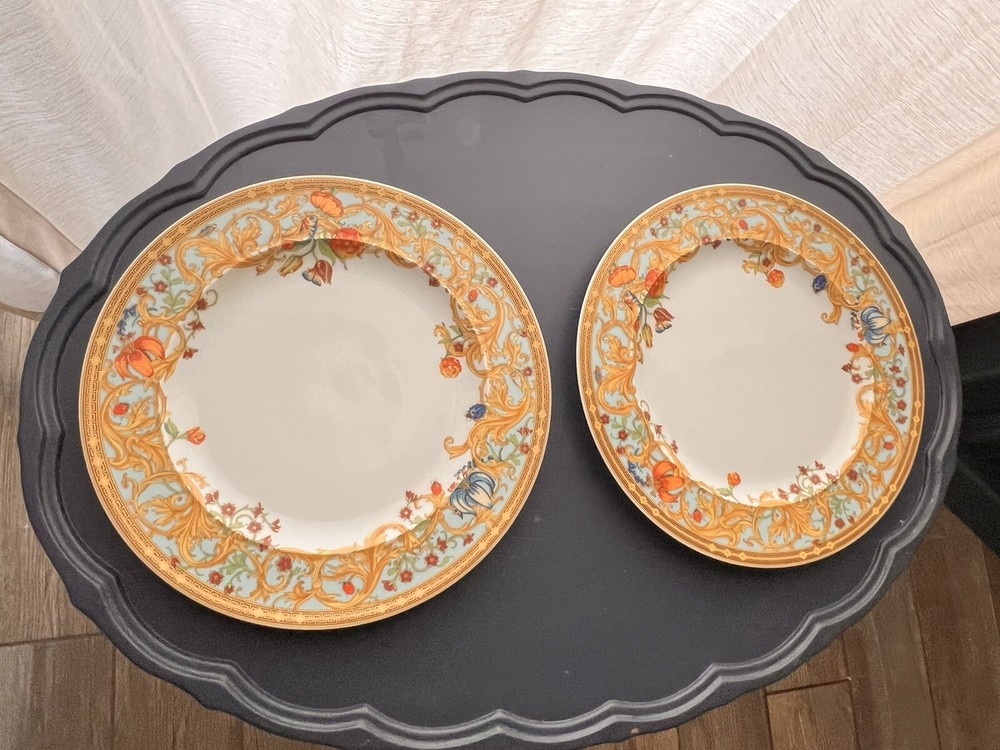Versace Butterfly Garden Dinner Plate Set of 2
