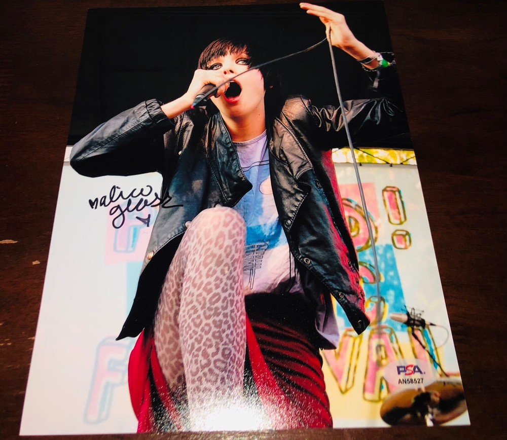 Alice Glass Hot Sexy Crystal Castles II III Amnesty Signed 8x10 Photo PSA RARE S