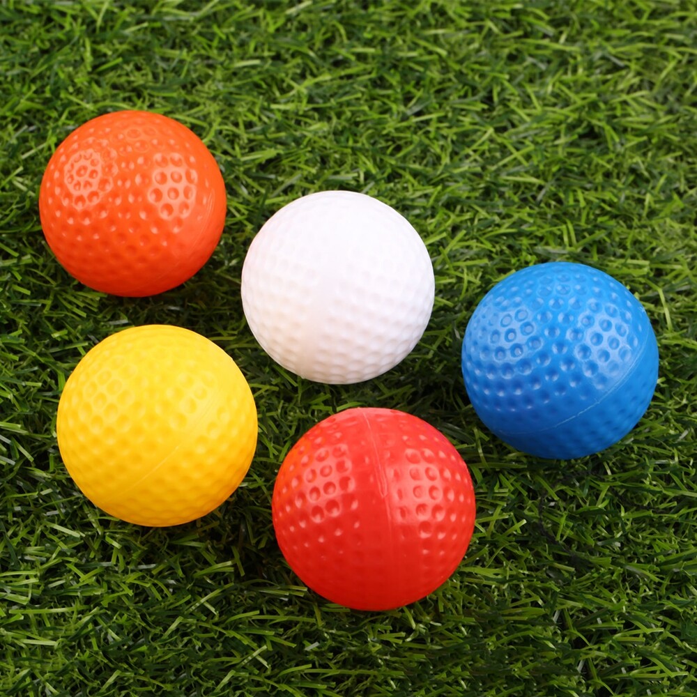 10Pcs Professional Plastic Practice Golf Ball 41mm Dia Sports Training Toy Balls