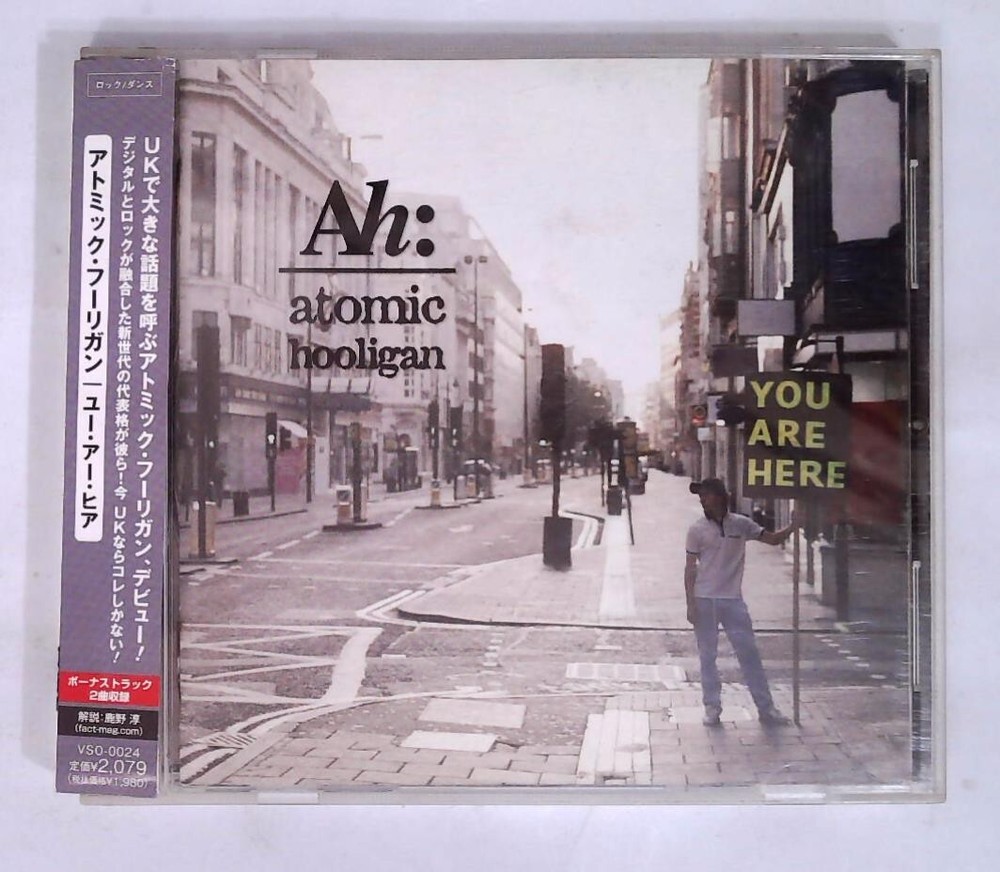 Atomic Hooligan – You Are Here VSO-0024 JAPAN CD OBI