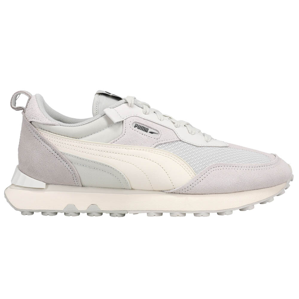 PUMA Rider Fv Block Lace Up Mens Grey Sneakers Casual Shoes 38862301