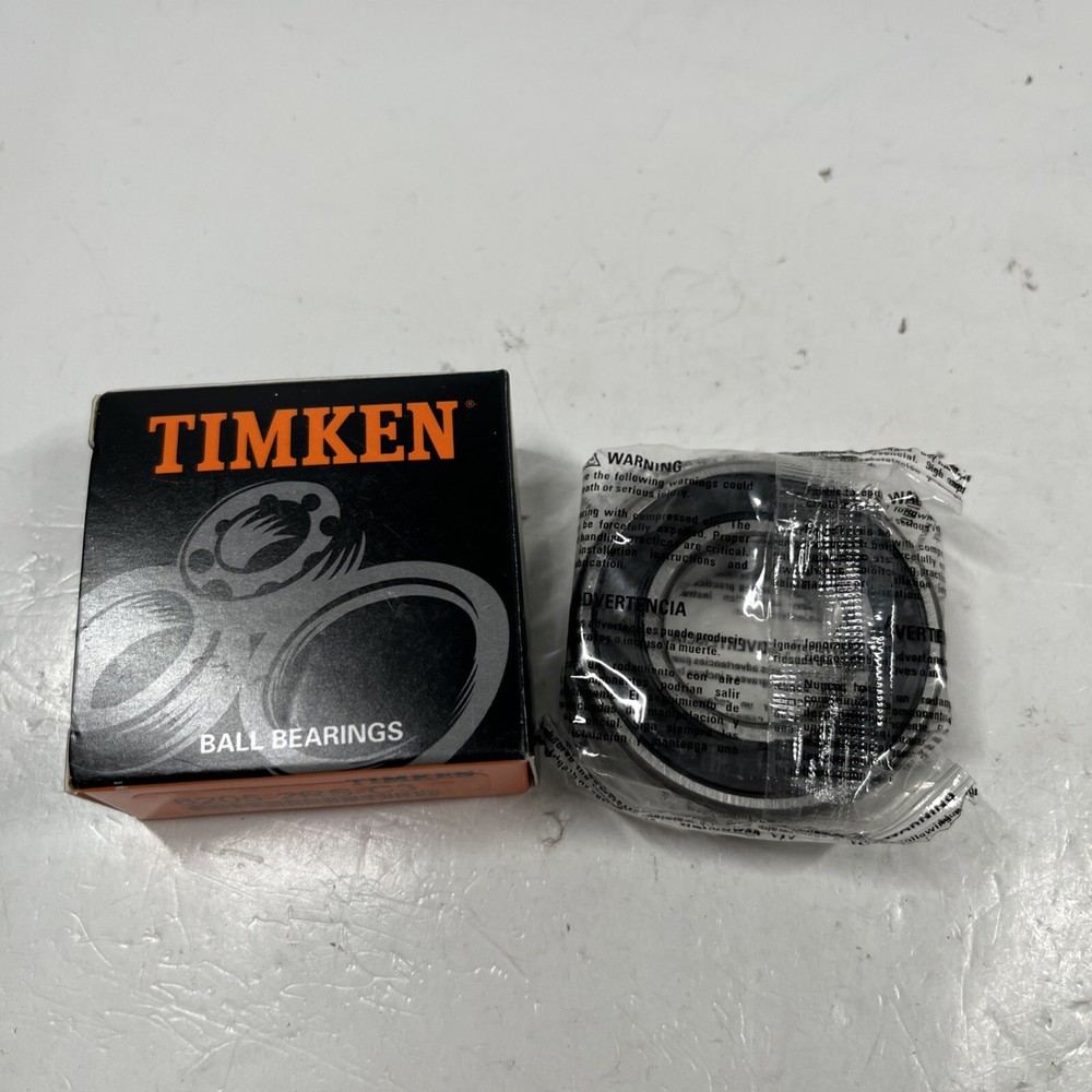 TIMKEN 6205 2RS C3 Rubber Sealed Deep Groove Ball Bearing 25x52x15mm