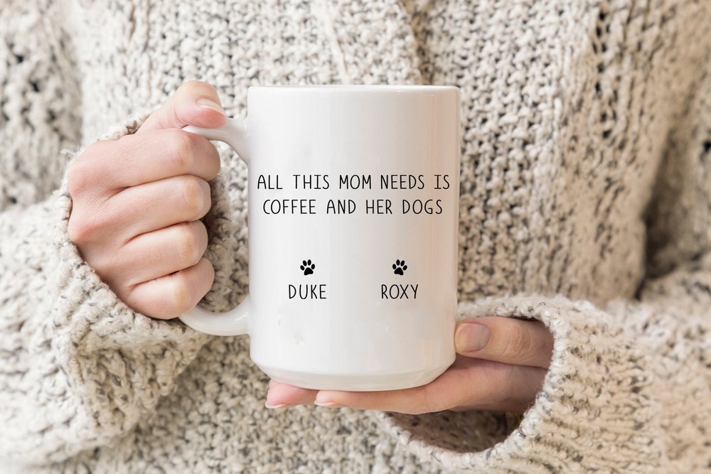 Personalised Mothers Day Gift Custom Dog Mom Gift Mothers Day Mug Funny Mothers