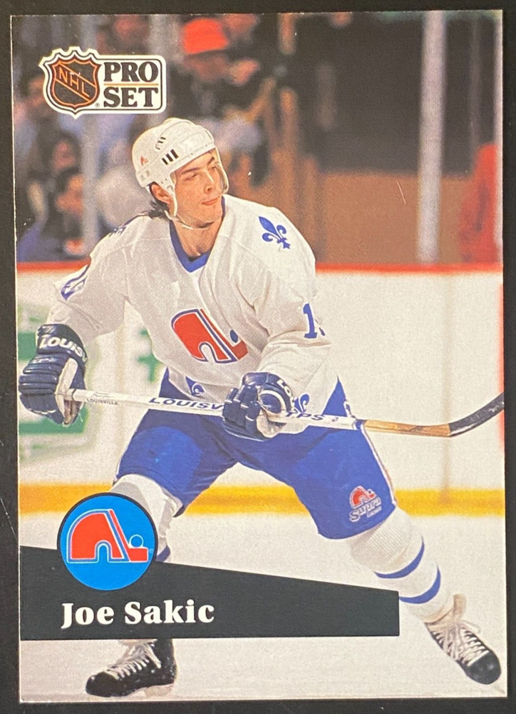 Joe Sakic 1991-92 Pro Set Hockey #199 Quebec Nordiques