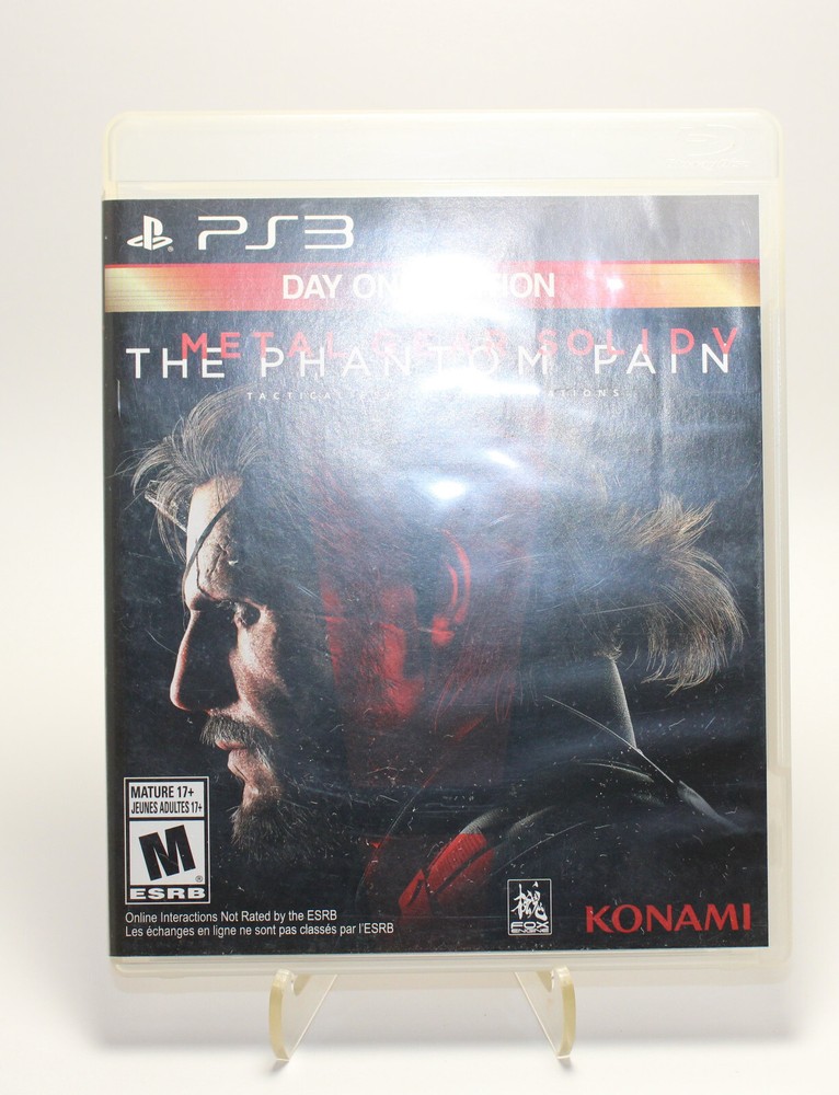 Metal Gear Solid V The Phantom Pain PS3 Game 2015 Black Label