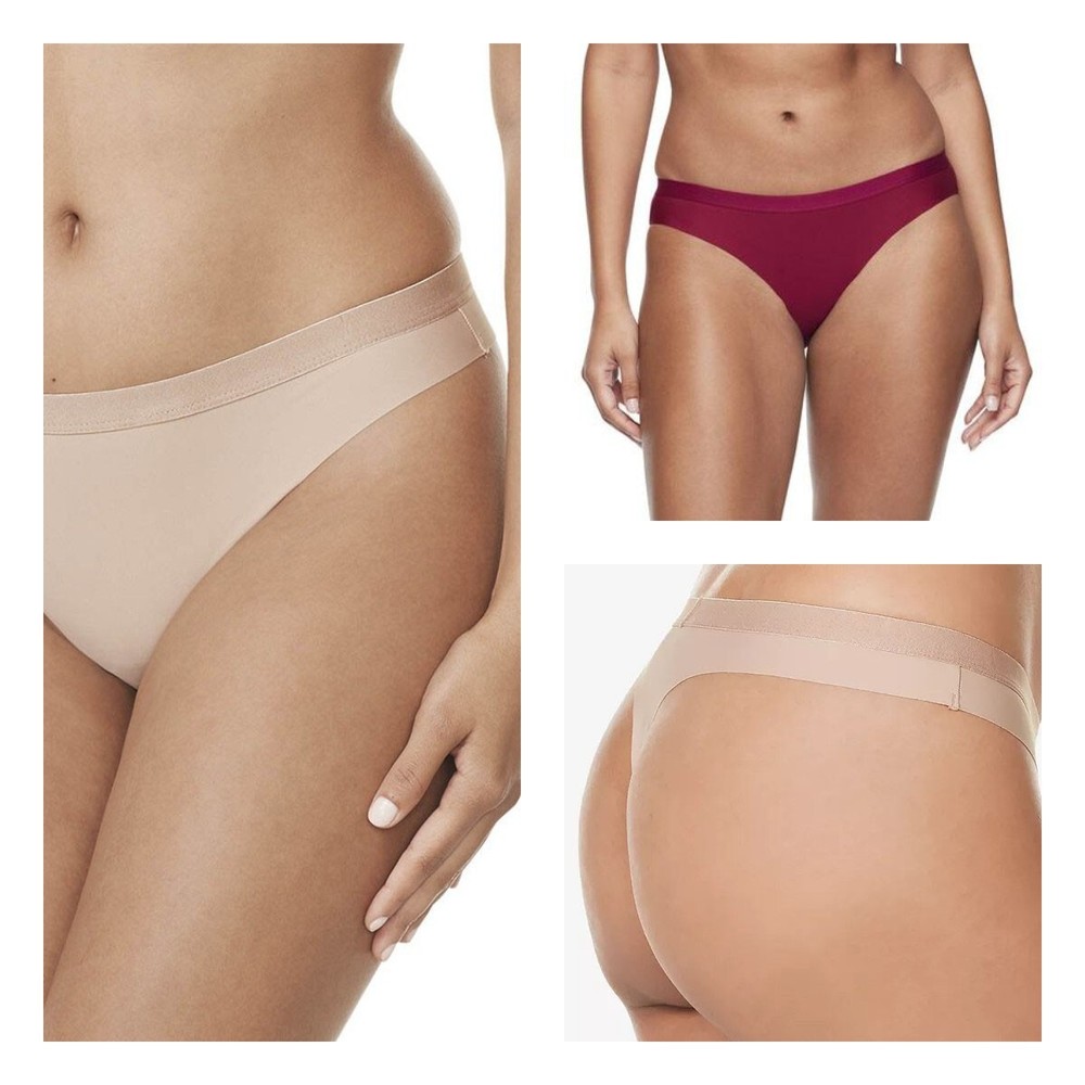 Warner's Cloud 9 Smooth Invisible Look Microfiber Thong RX8101P XL/8 2XL/9 NWT