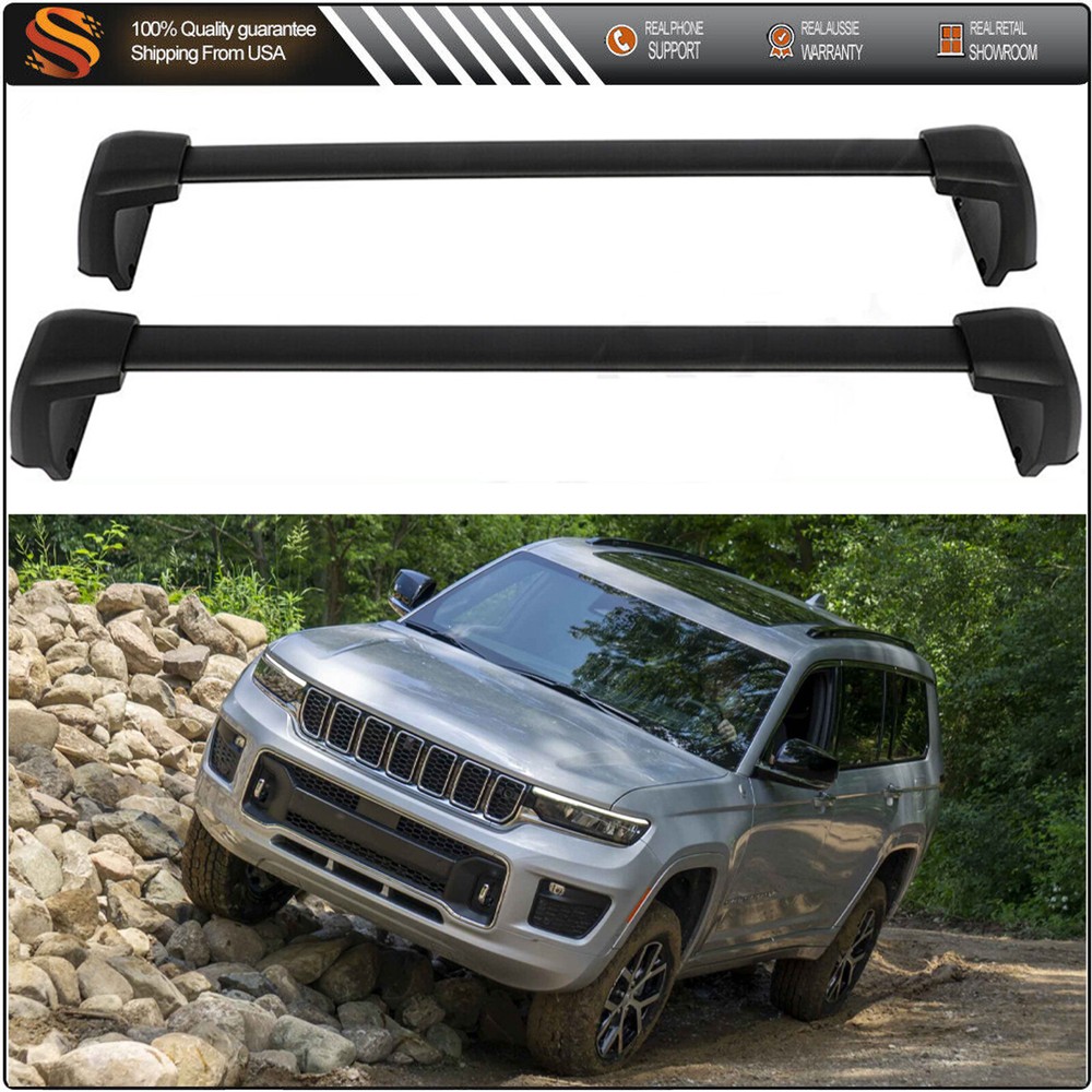 Roof Rack Set Cross Bar For 2021-2022 Jeep Grand Cherokee L 0E Style #82216036AB