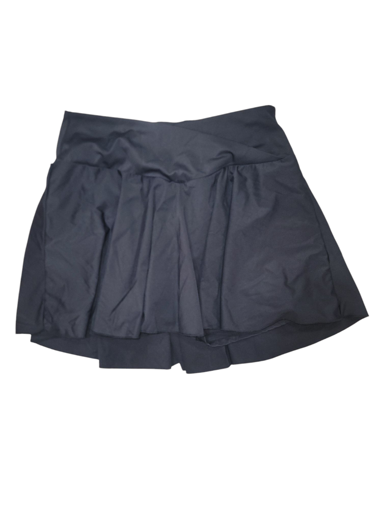 Women's Black XL Tennis Skirt for Activewear and Sports