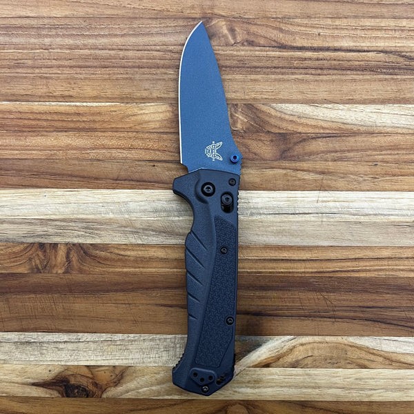 Benchmade Adira 18060 Folding Knife with 3.5 Inch Blade and Gray Grivory Handle