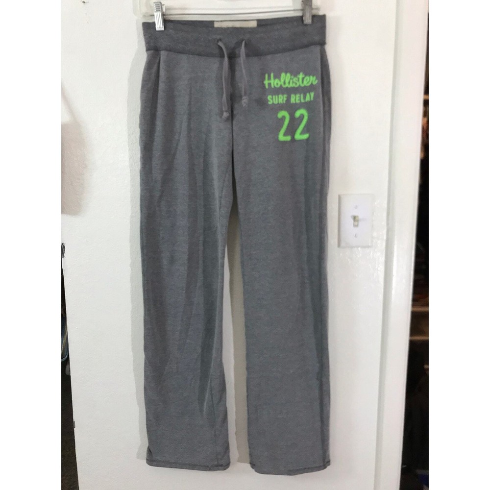Hollister y2k vintage “surf relay” grey sweatpants