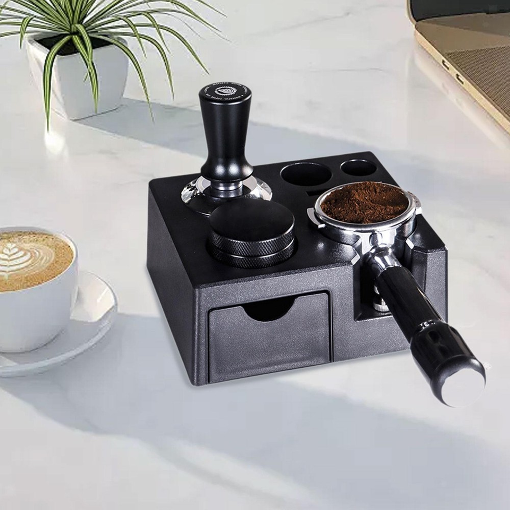 Espresso Tamper Station Black 49/51/54/58mm Multifunctional Espresso Machine