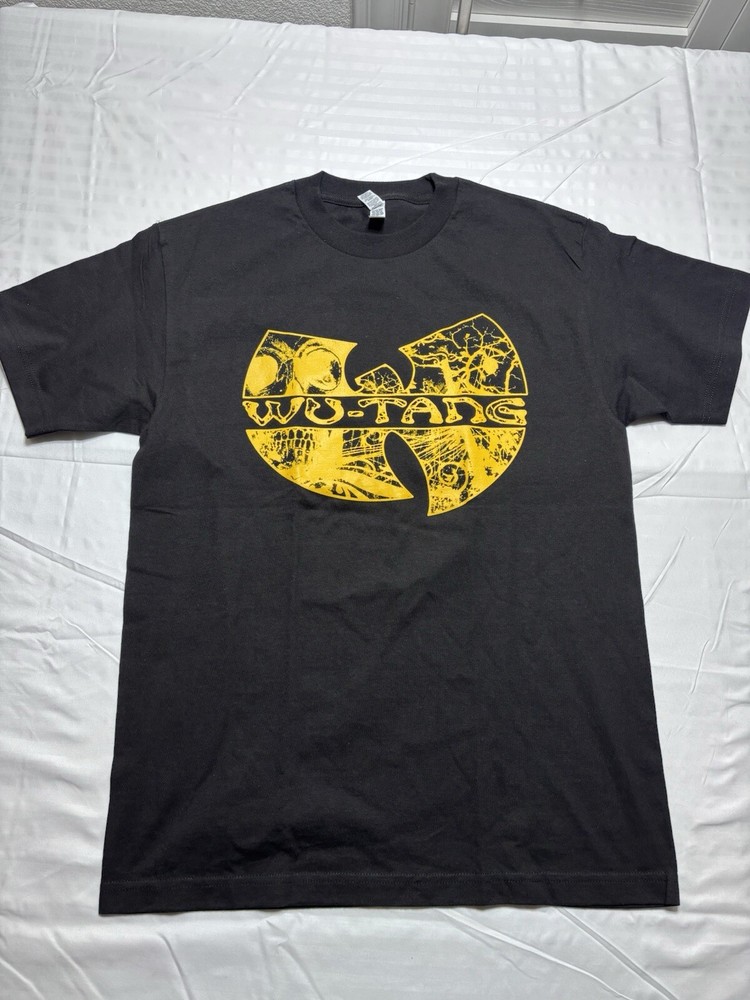 Wu Tang Clan GZA RZA ODB Black Yellow Hip Hop Cotton T-Shirt for Men