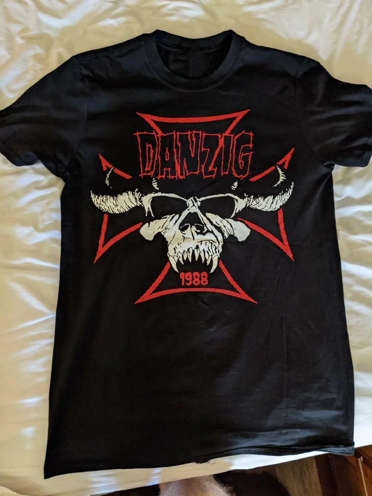 Danzig Band Concert Music Black T-Shirt Cotton Unisex S-234XL