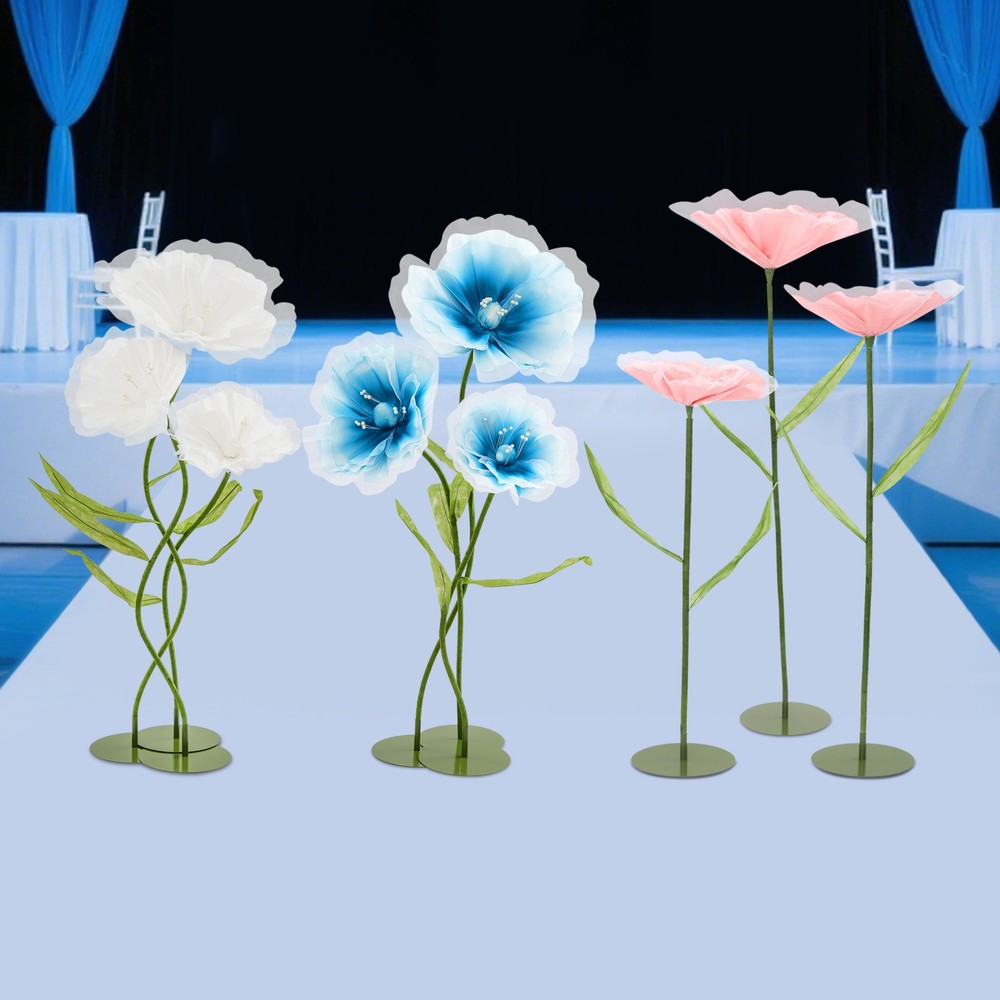 3pcs Artificial Flower Decor Giant Flowers For Wedding Decoration  Arrangements