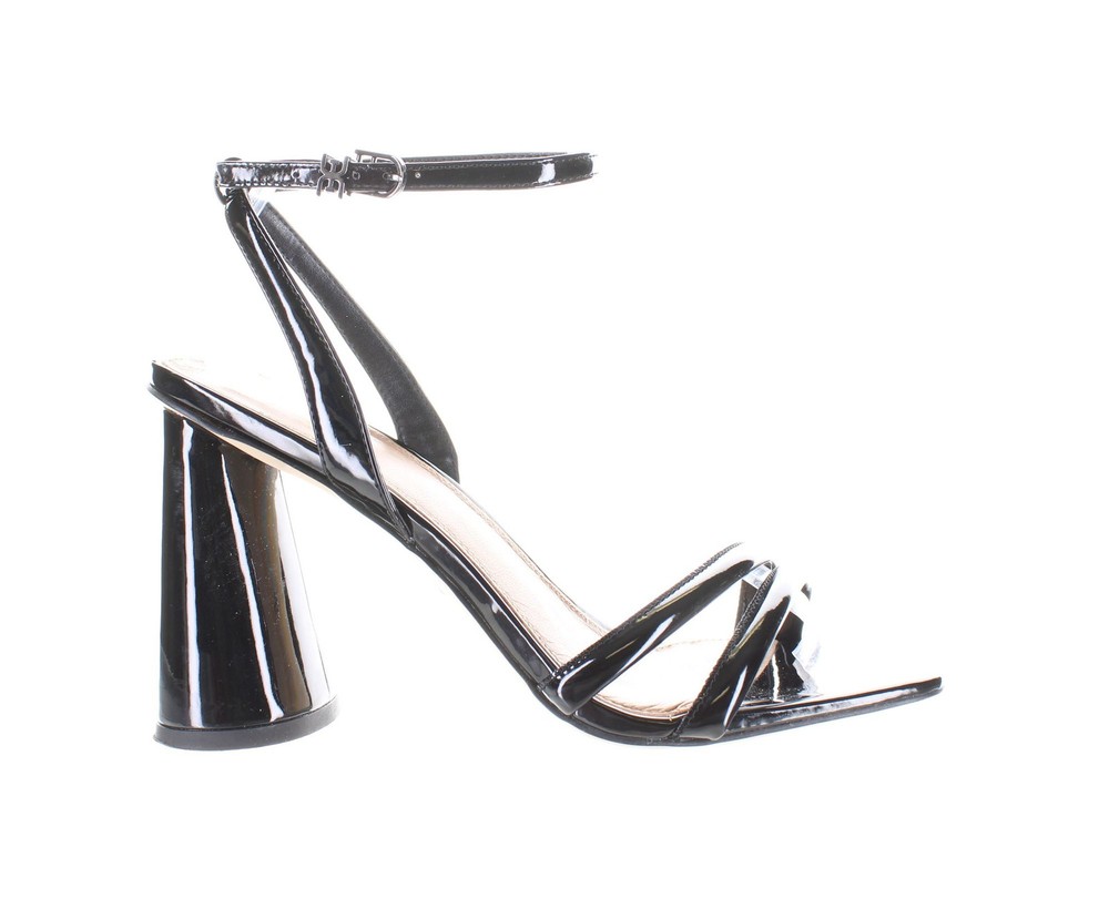 Sam Edelman Womens Kia Black Ankle Strap Heels Size 7 7761817