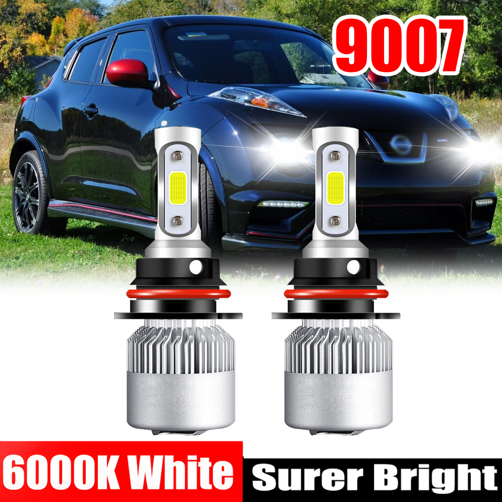 HB5/9007 For Nissan Juke 2011-2014 12000LM LED Headlight Kit High Low Beam Bulbs
