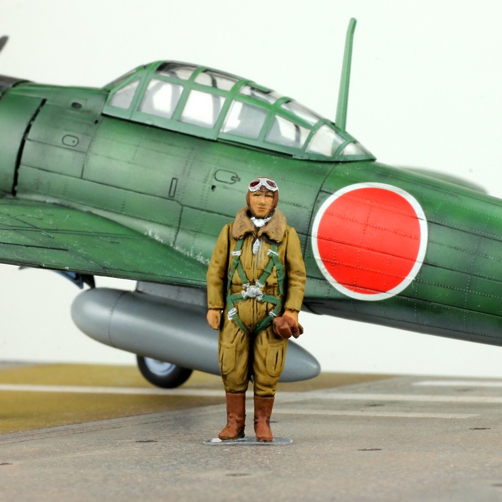 PreSale ProPainted 1:48 Japanese Pilot WW2 #9 (No Aircraft)-image