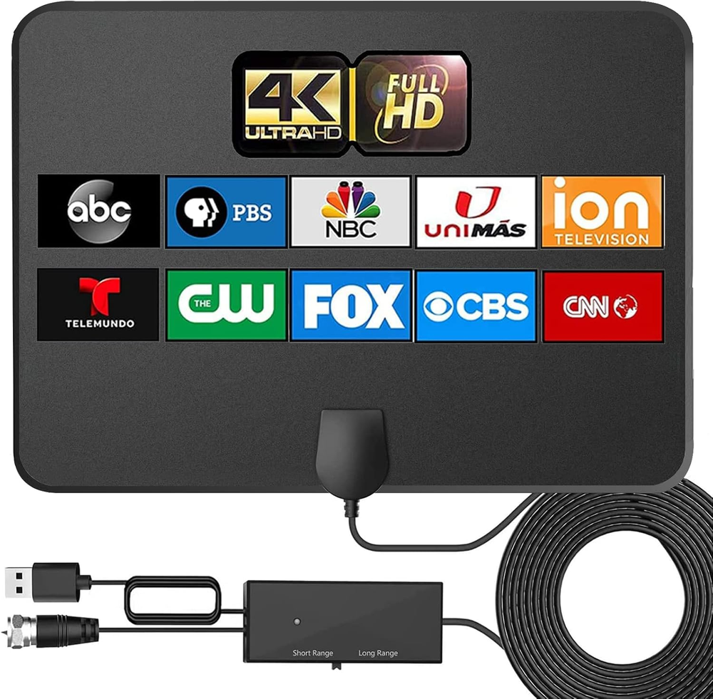 TV Antenna, TV Antenna Indoor, HD TV Antenna for Smart TV and Old TV,TV Antenna