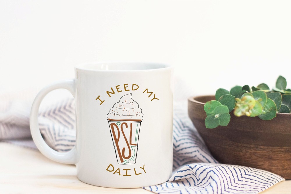 Daily Fall Pumpkin Spice Latte Mug for Autumn Lovers
