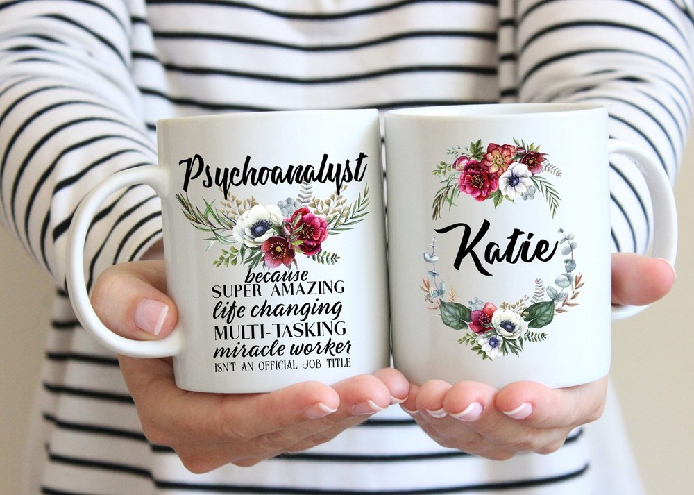 Personalized Psychoanalyst Gift For Women L Retirement Thank You Appreciation