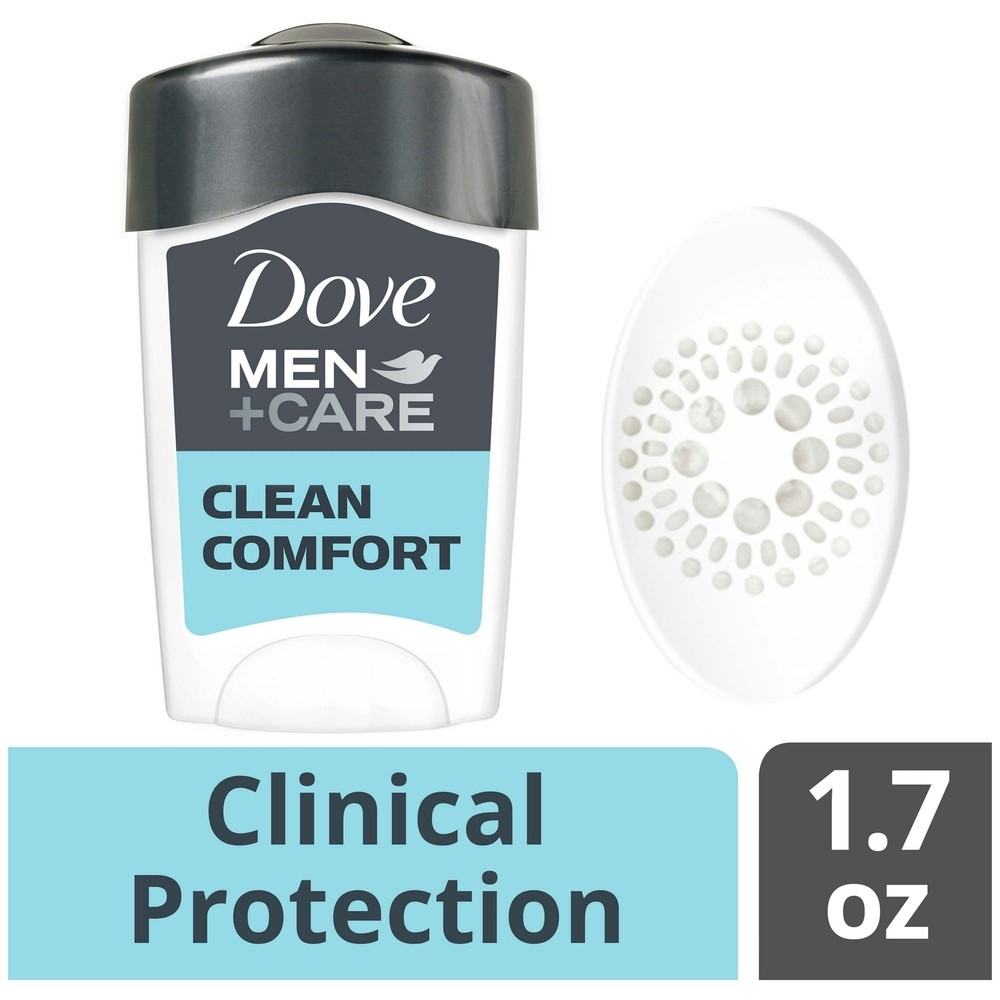 Dove Men+Care Clinical Protection Antiperspirant Clean Comfort 1.7oz (12 Pack)