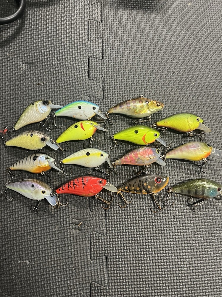 15pc Crankbait Lot Megabass, YoZuri, 6th Sense