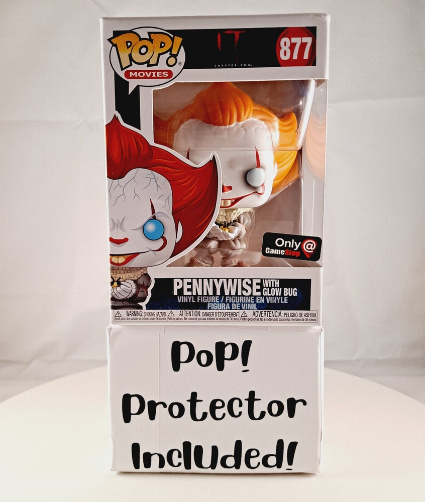Funko Pop! Movies It 877 Pennywise w/ Glow Bug GameStop Exclusive