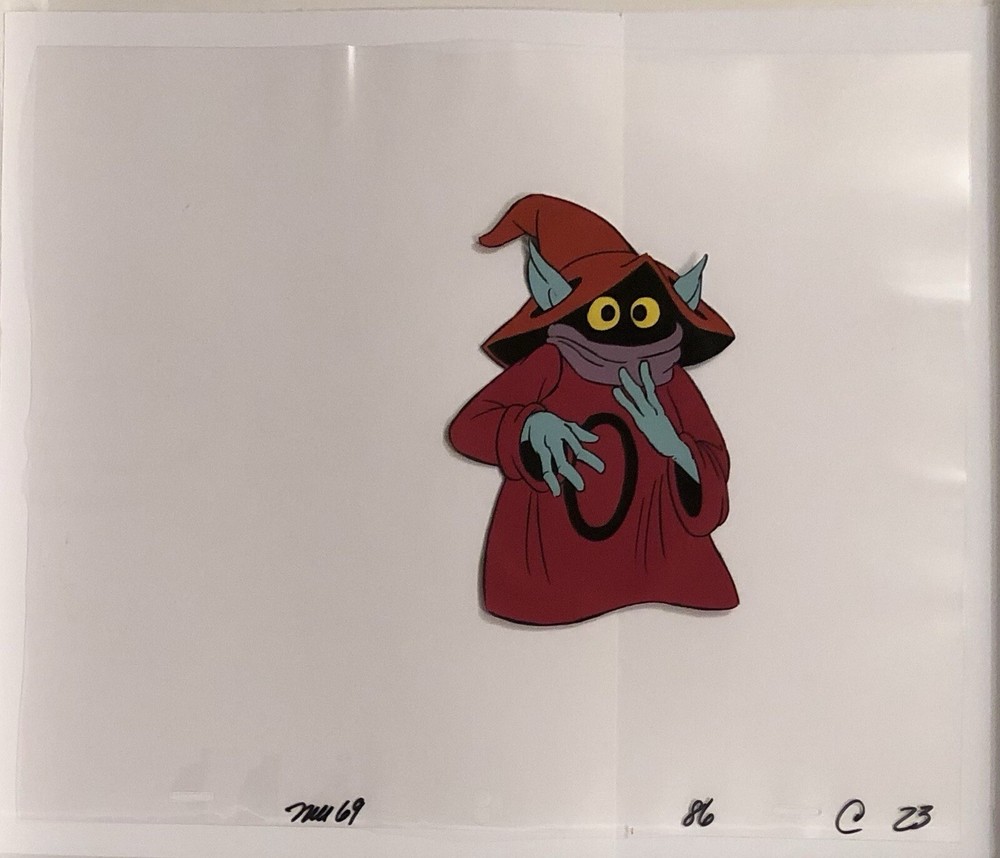 He-Man original vintage Filmation production Cel: Orko